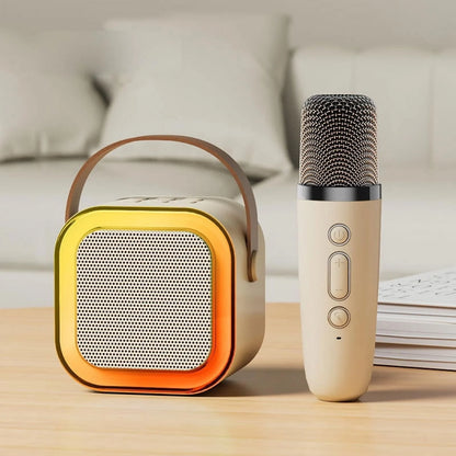 Portable Karaoke Speaker with Wireless Mic