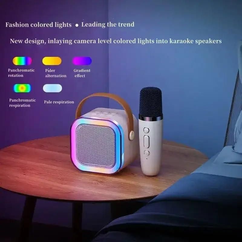 Portable Karaoke Speaker with Wireless Mic