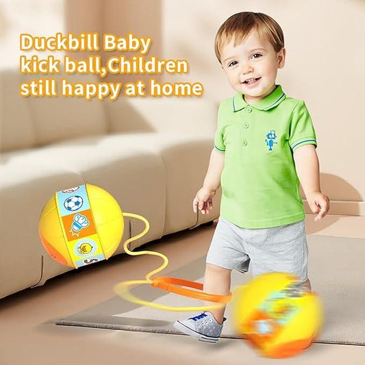 Skip Ball, Portable Foldable Colorful Flash Wheel Swing Ball, Kids Toys