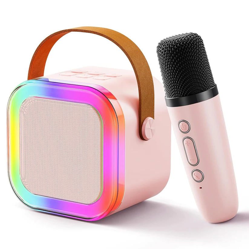 Portable Karaoke Speaker with Wireless Mic