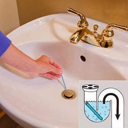 Drain Cleaner-Drain Cleaner Stick Remove Bad Smell of Drain, Toilet Pipes, Bathtub, Kitchen Sink